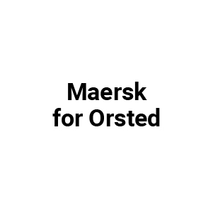 Maersk for Orsted logo
